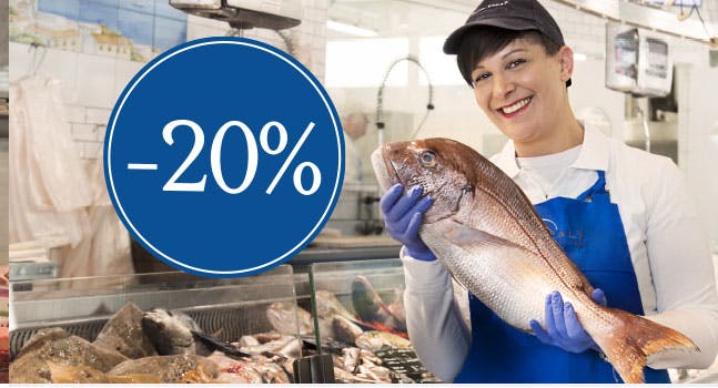 Tutti i martedì: -20% sulla Pescheria