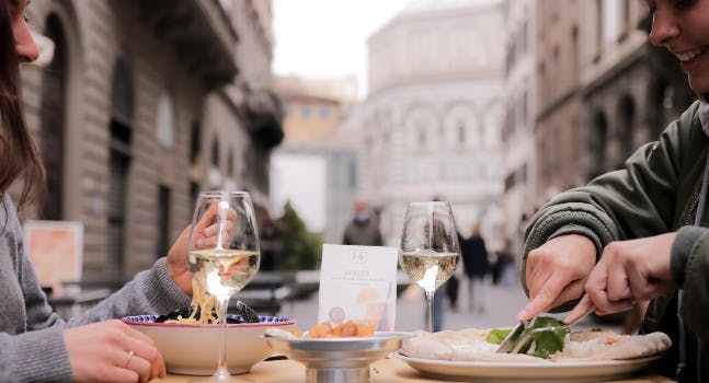 Il pranzo da Eataly Firenze nel dehors