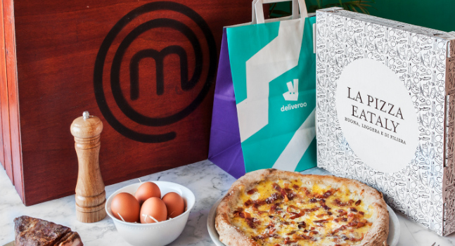 Pizza Eataly da MasterChef con Deliveroo