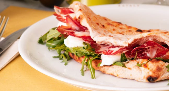 Calzone aperto