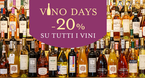 Vino Days: -20% su tutti i vini!