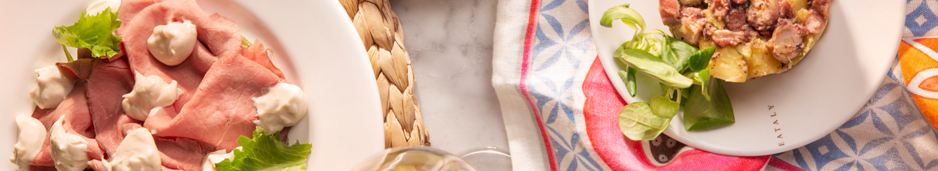 Vitello tonnato e insalata di polpo 