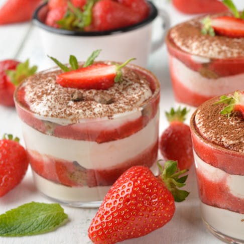 Tiramisù alle fragole