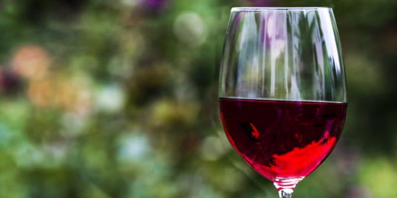 Colori del vino calice