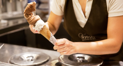 La gelateria Venchi da Eataly