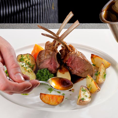 Agnello arrosto con patate