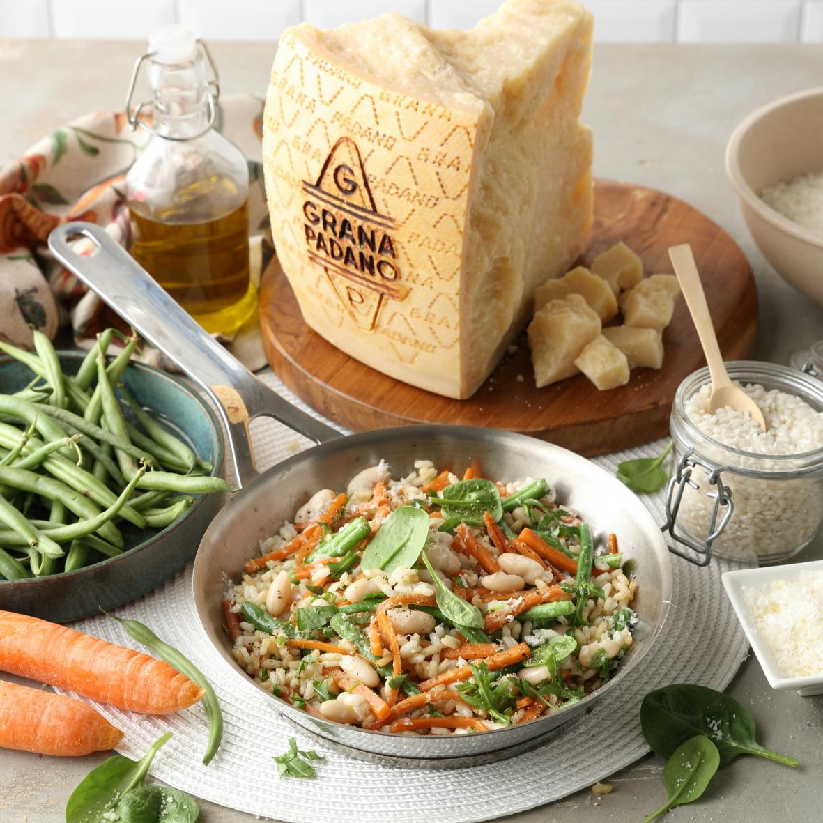 Leichtes vegetarisches Rezept mit Grana Padano | Eataly