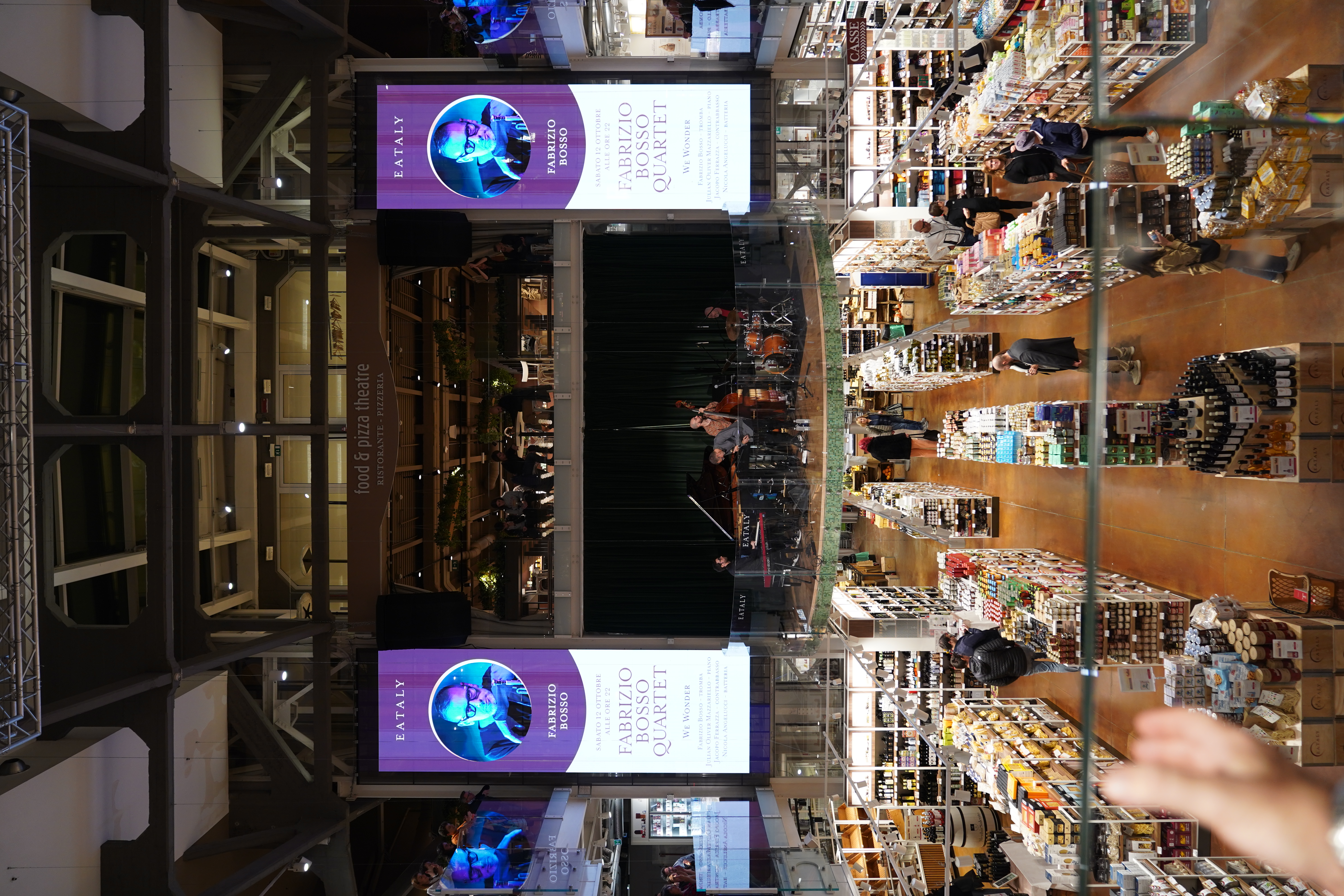 Il palco di Eataly Milano Smeraldo