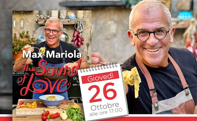Max Mariola presenta il libro the sound of love da Eataly Milano 