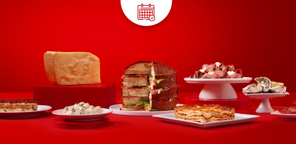 Prenota gli ingredienti per i tuoi menu delle feste