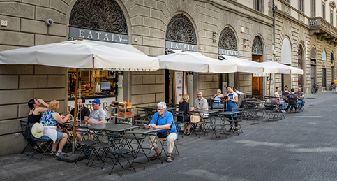 Eataly dehors in Florence