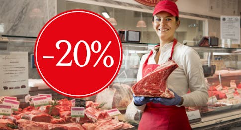 Tutti i martedì: -20% sulla carne