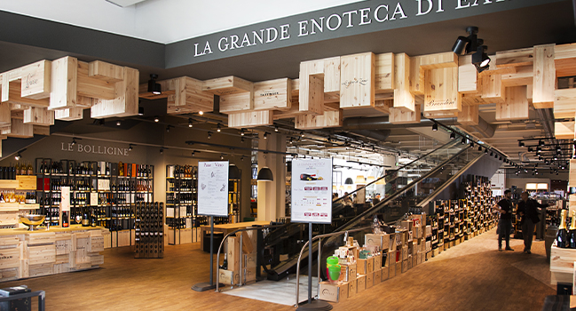 La grande Enoteca di Eataly
