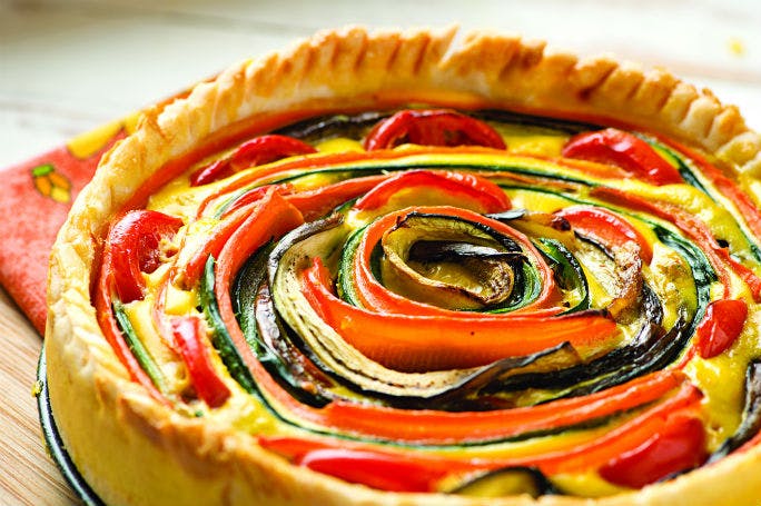 Torta salata di verdure