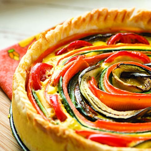 Torta salata di verdure