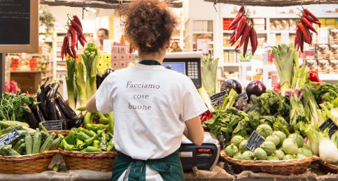 Il reparto Ortofrutta di Eataly