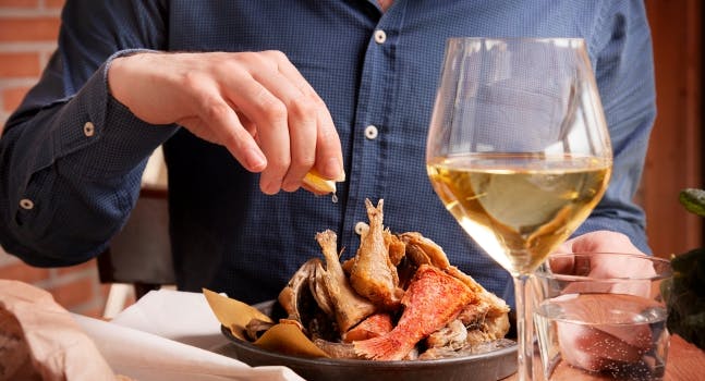 Il fritto di pesce da Eataly