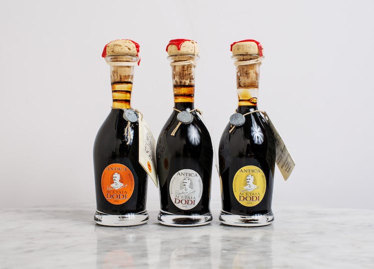 Vinegars bottles