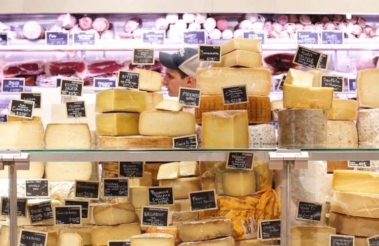 Cheese at Eataly