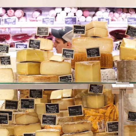 Cheese at Eataly
