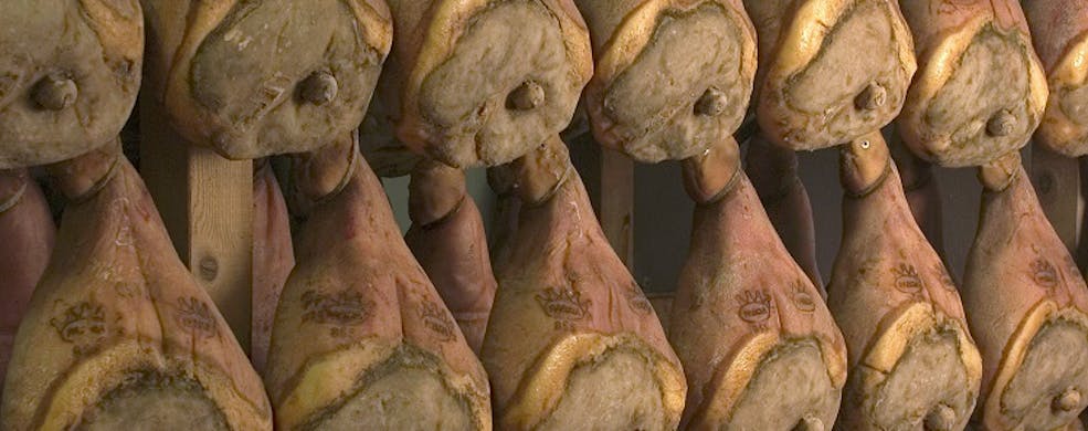 Prosciutto di Parma aging