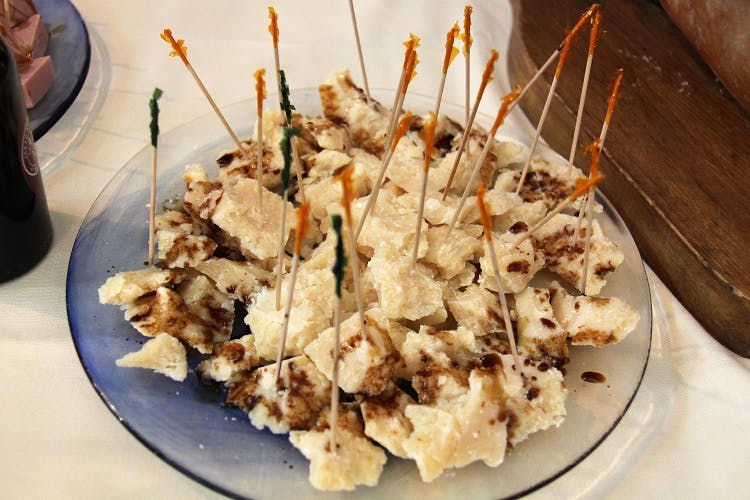 Parmigiano Reggiano and vinegar
