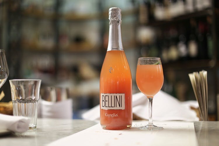 Bellini Meanie Martini Recipe