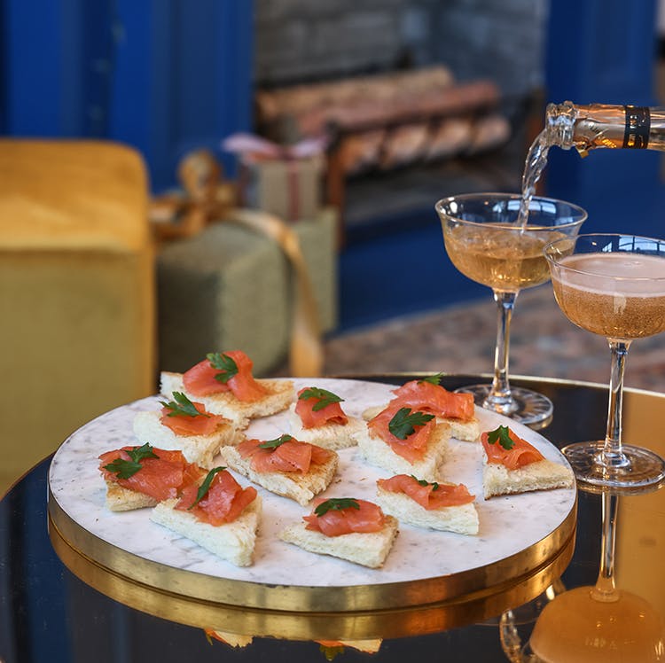 holiday hosting with drinks
