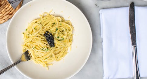 Spaghetti caviar