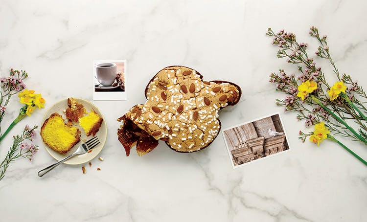Easter Colomba cake