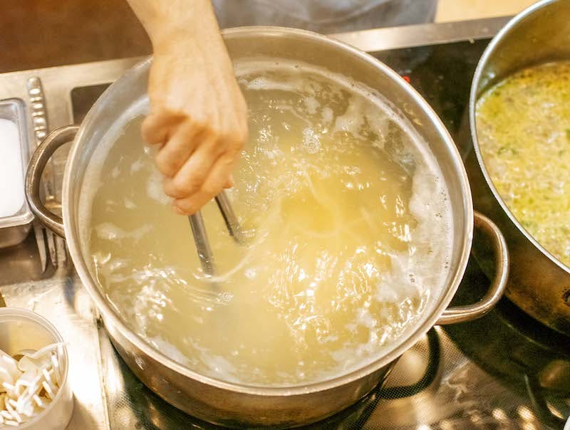 Pasta cooking