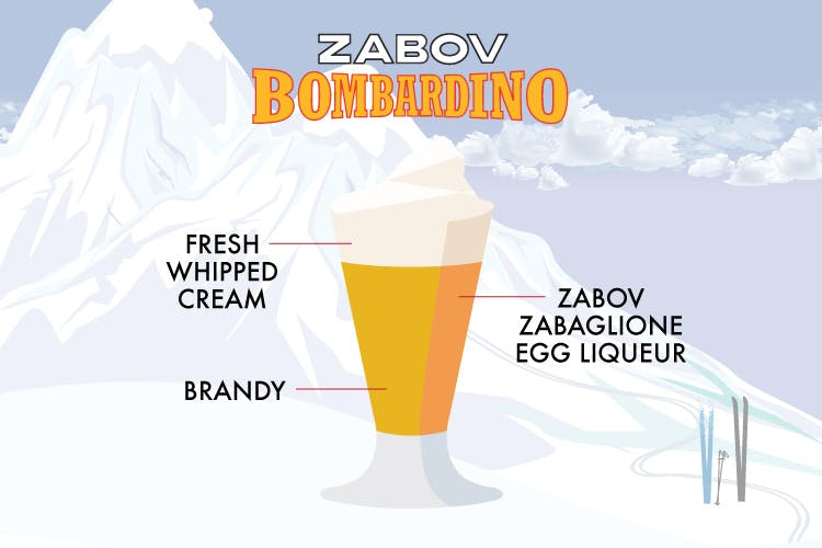 Bombardino cocktail ingredients