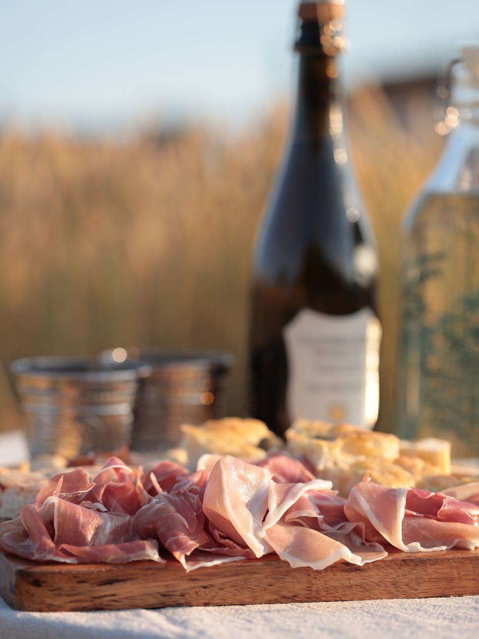 Tray of Prosciutto di San Daniele DOP