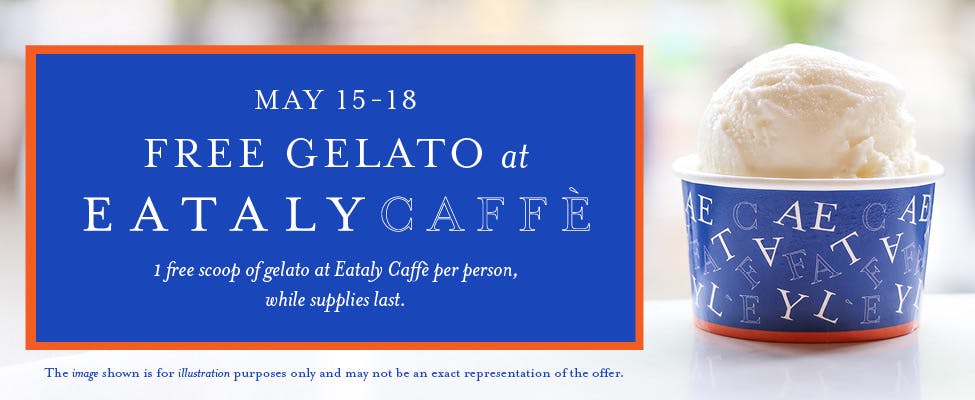 Caffe Opening Free Gelato
