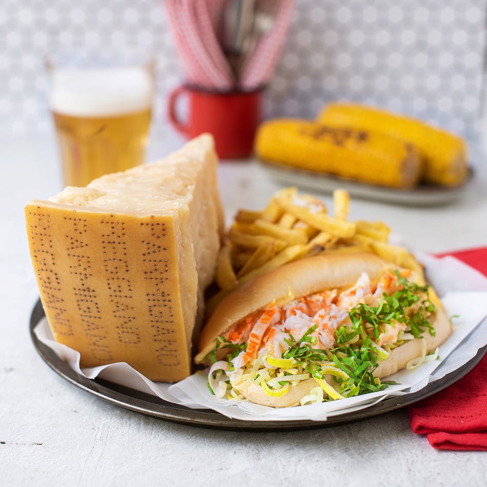 Lobster Roll with Parmigiano Reggiano DOP