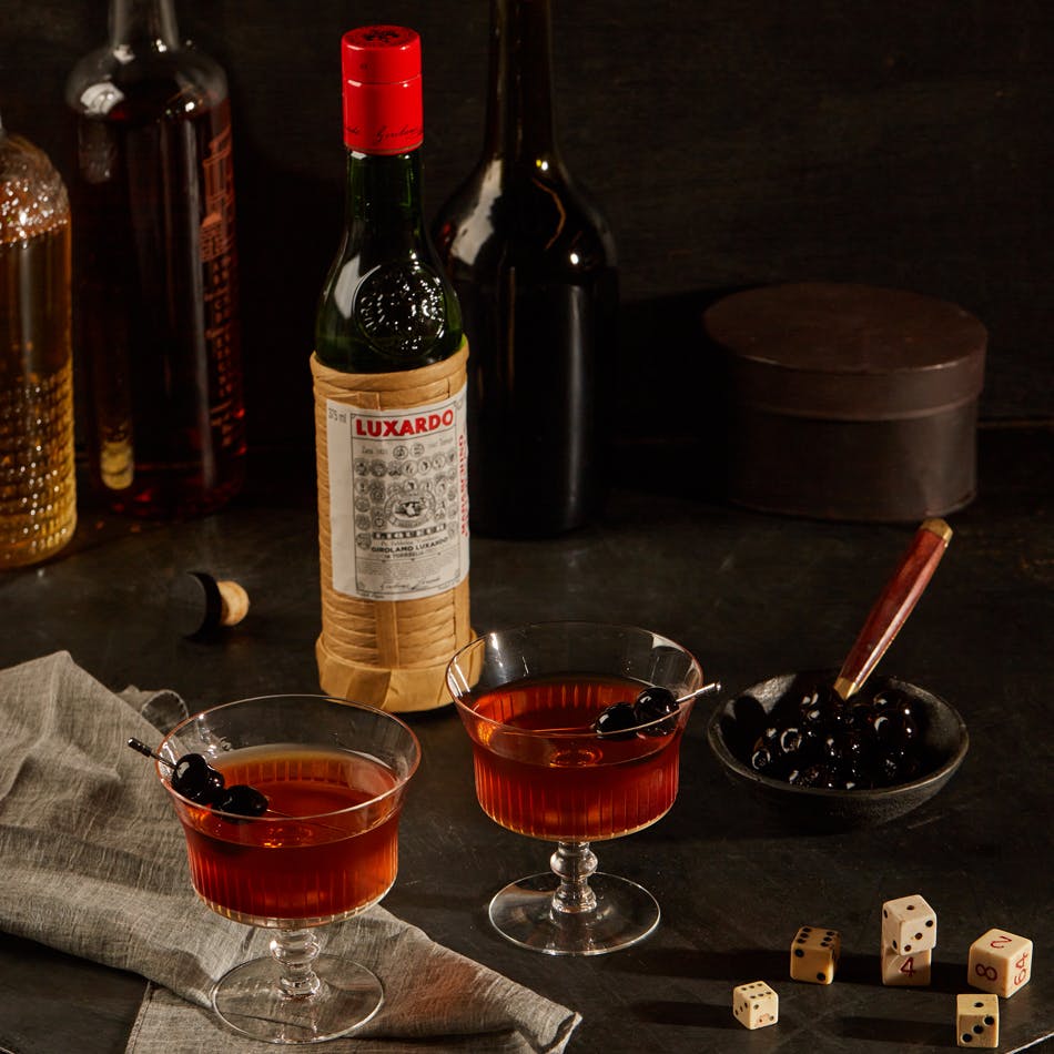 Brooklyn Cocktail with Luxardo