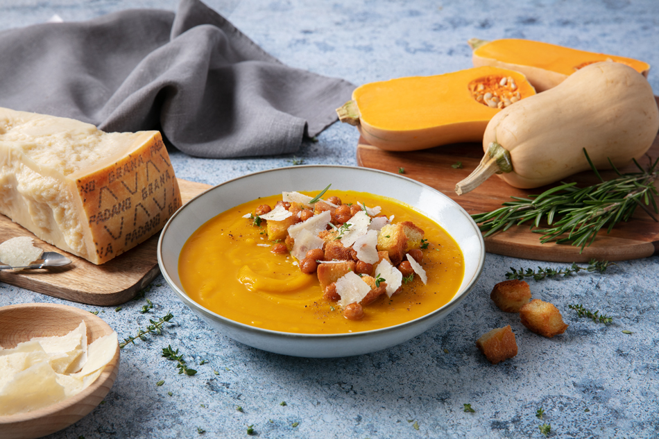Grana Padano Pumpkin Soup