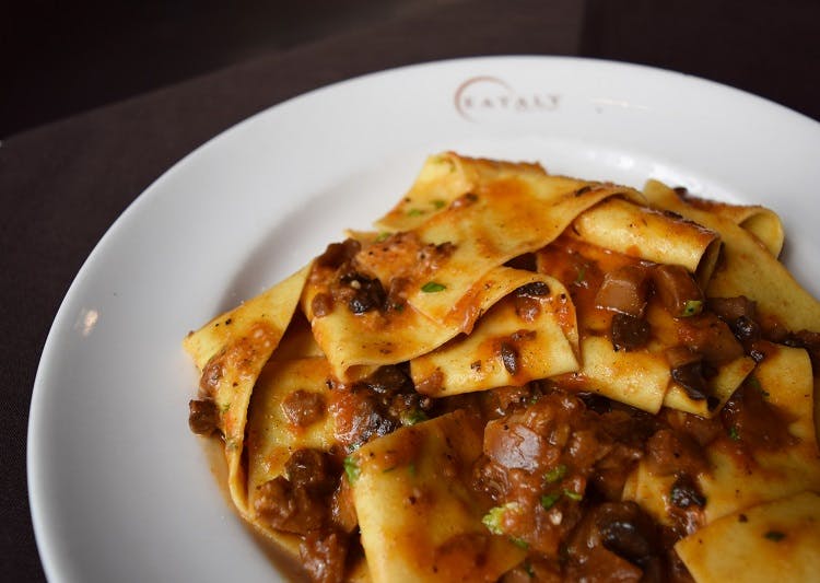 Pappardelle mushrooms