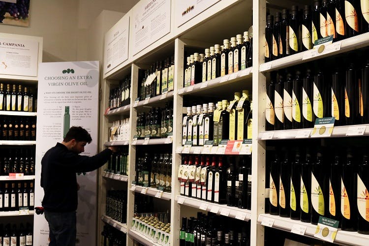 Eataly Olive oil corner