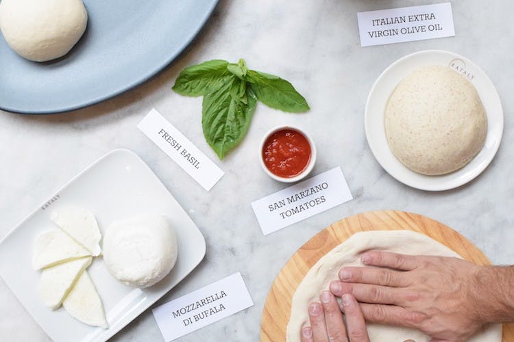 Pizza making and garnishing