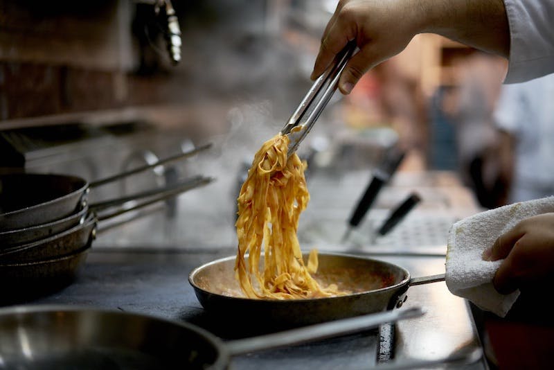 Pasta cooking al dente