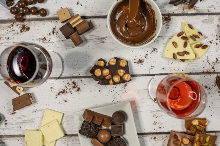 Wine and chocolate pairing