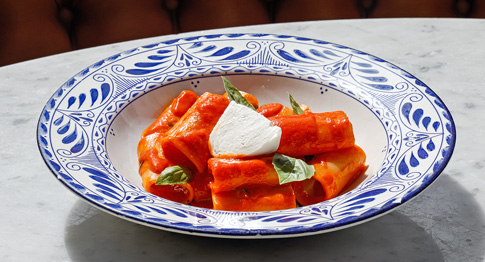 Paccheri ai Tre Pomodori