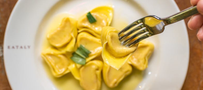Squash ravioli
