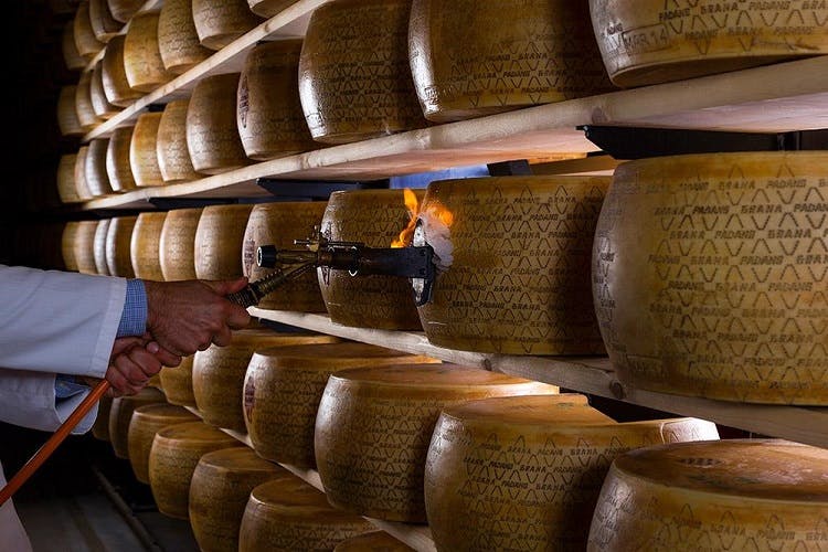 Grana Padano DOP stamp