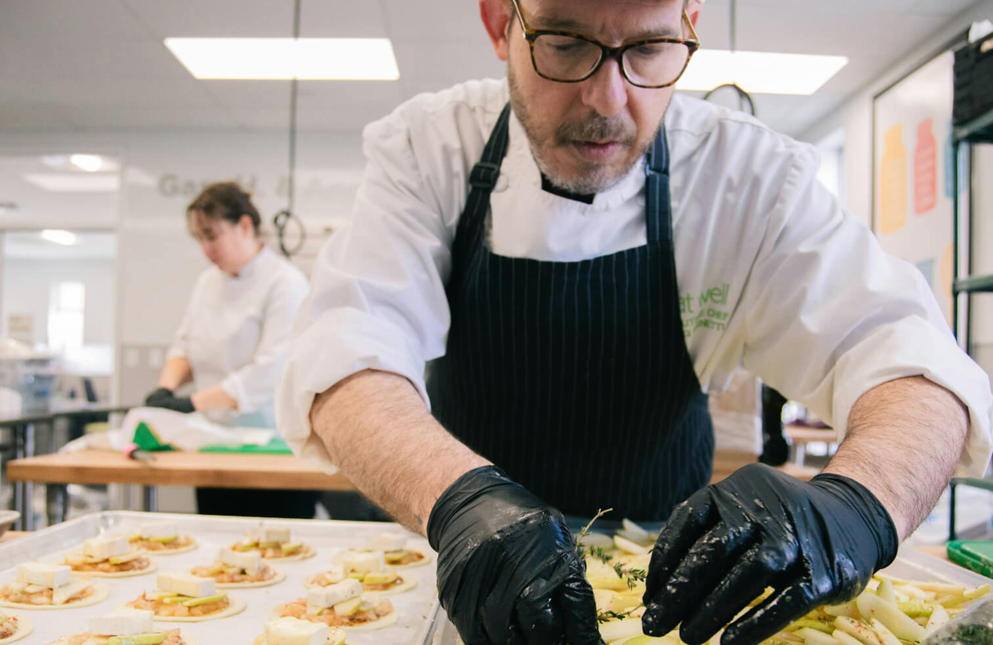 Chefs working