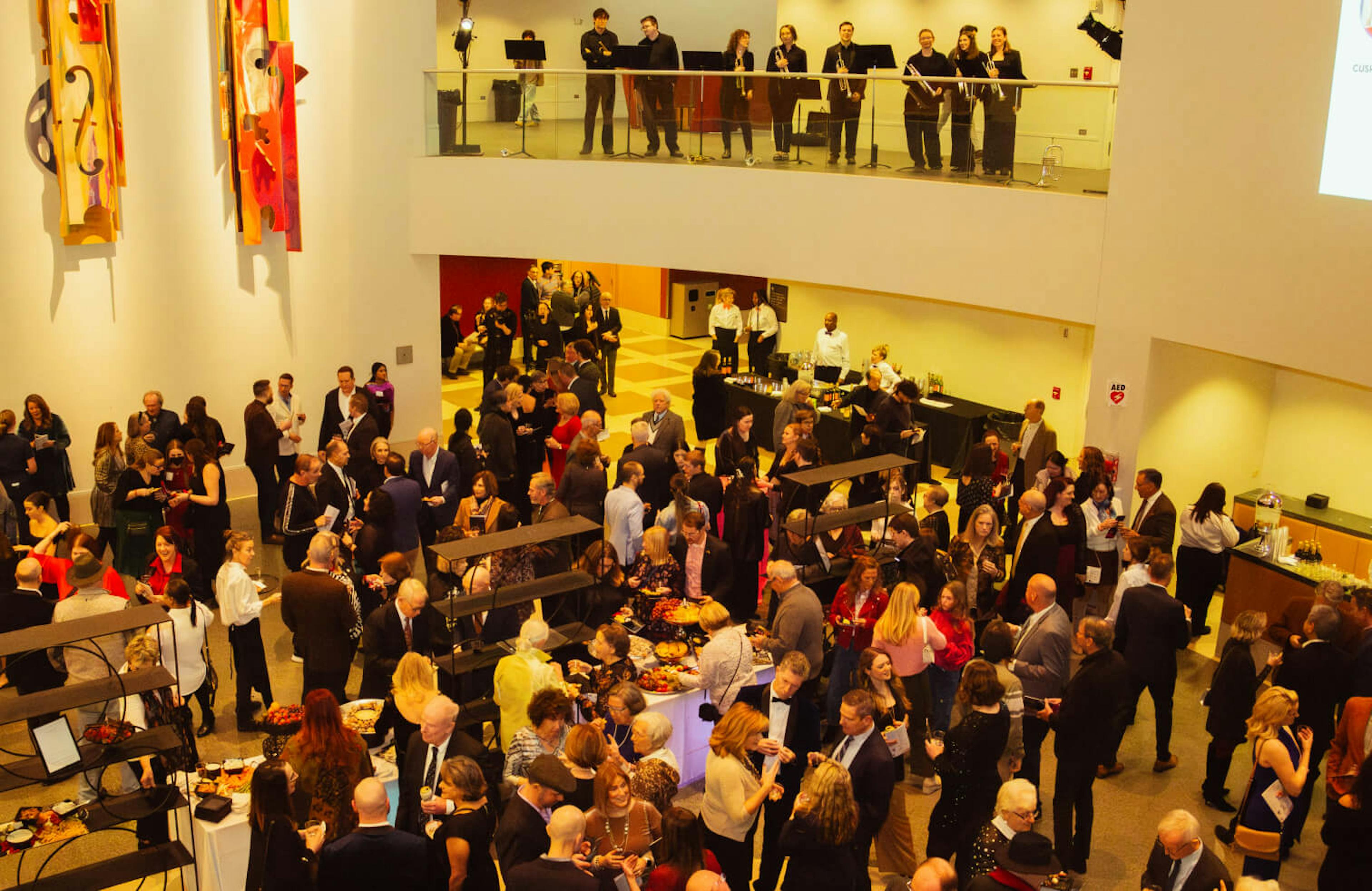 Large crowd at Cincinnati College Conservatory of Music