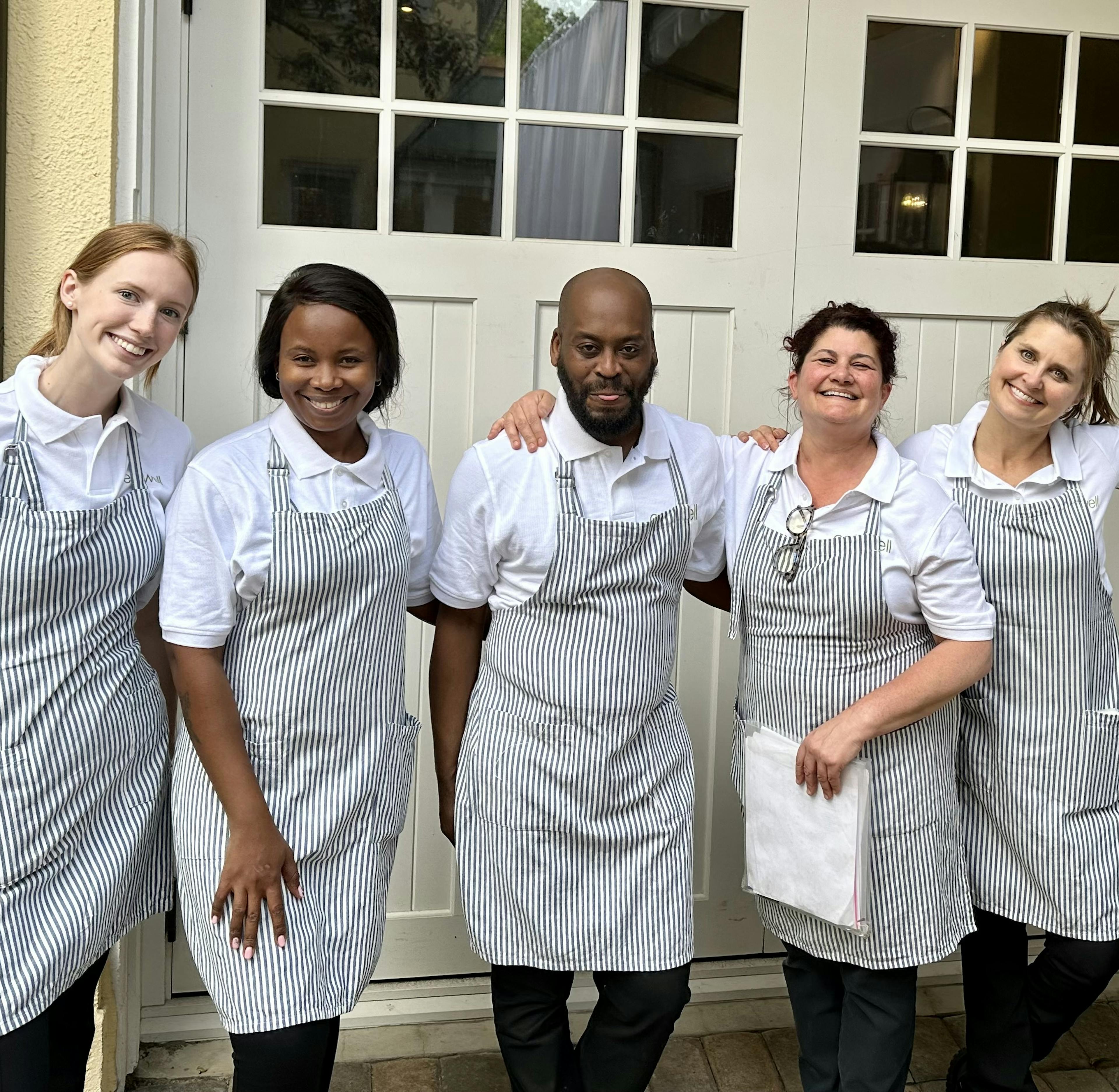 Service staff at event