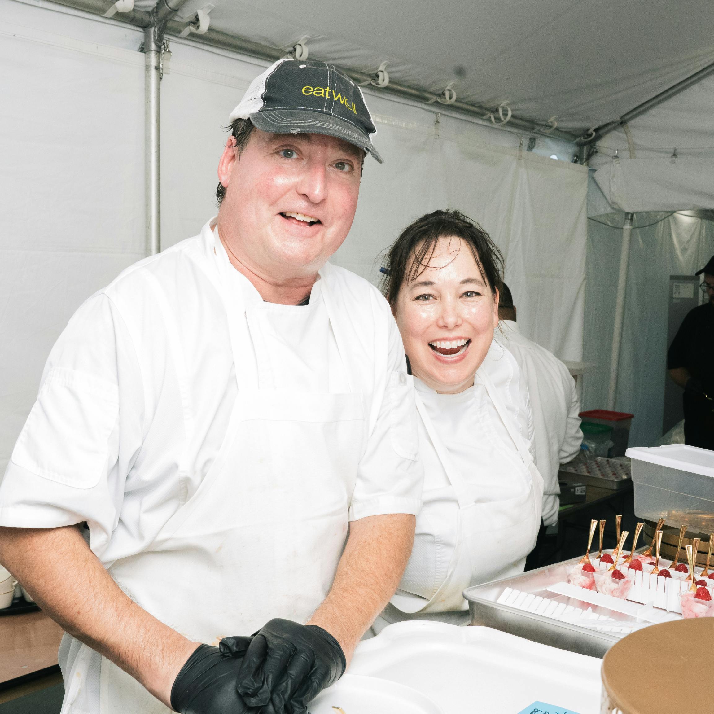 Chef Steve and Renée