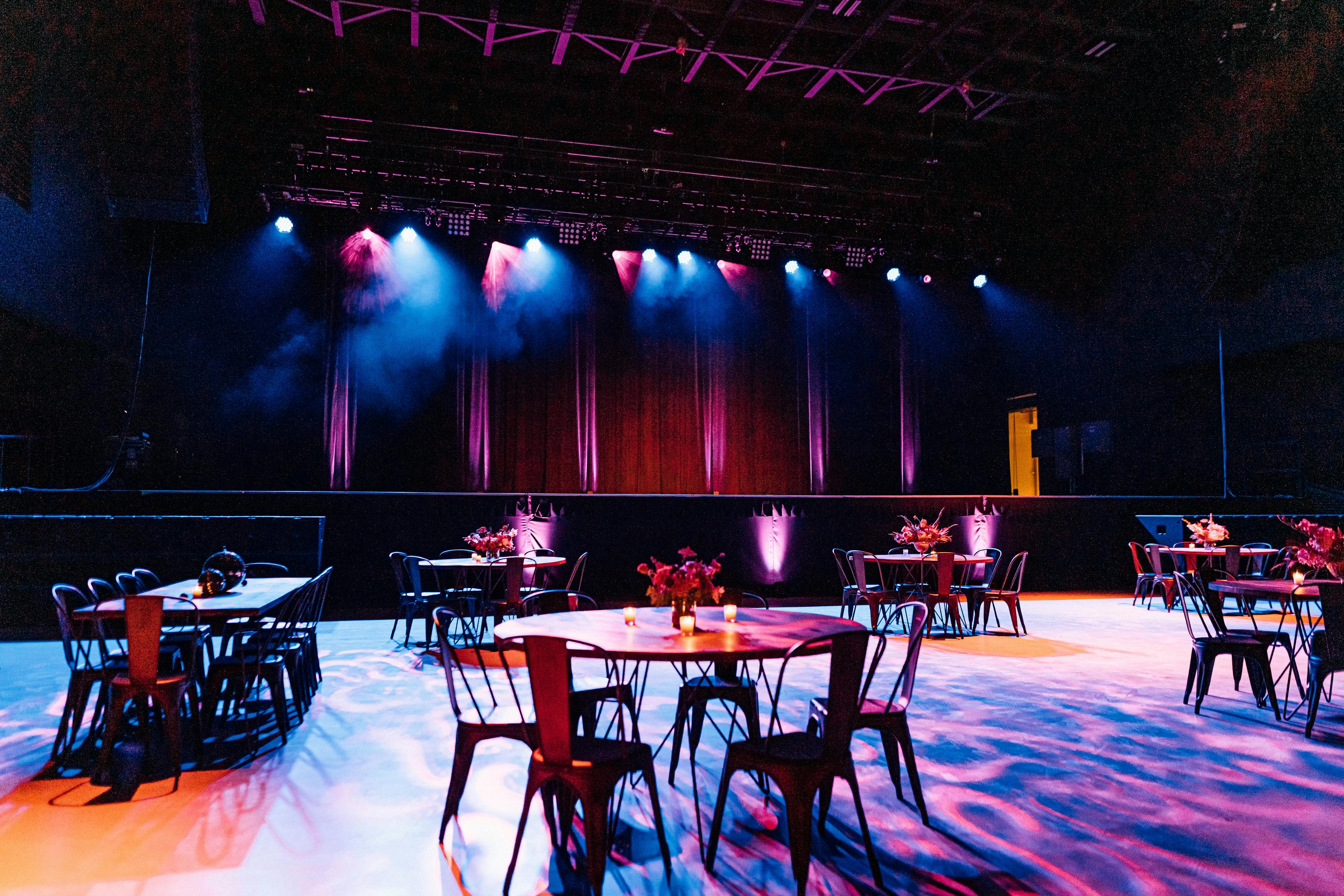 Large venue with stage